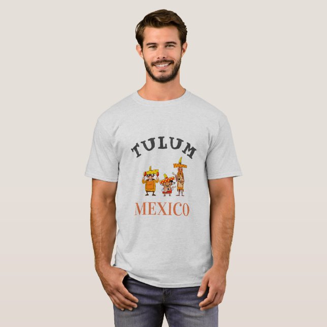 Tulum Mexico Design, boy's T-Shirt (Front Full)