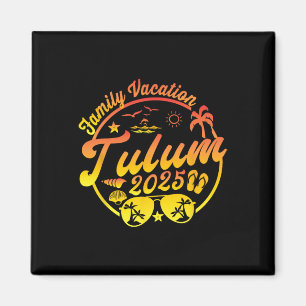 Tulum Mexico Family Vacation 2025 Summer Cruise Ma Magnet