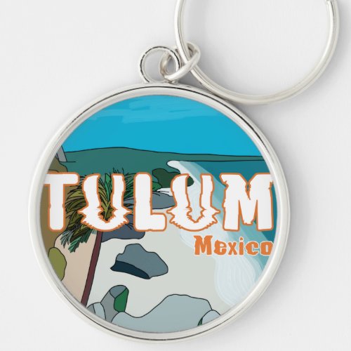 Tulum Mexico Great Gift Idea Keychain