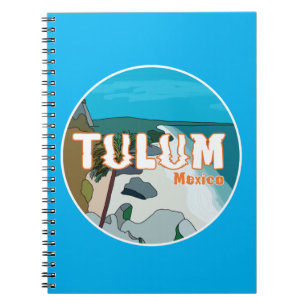Tulum Mexico Great Gift Idea Notebook