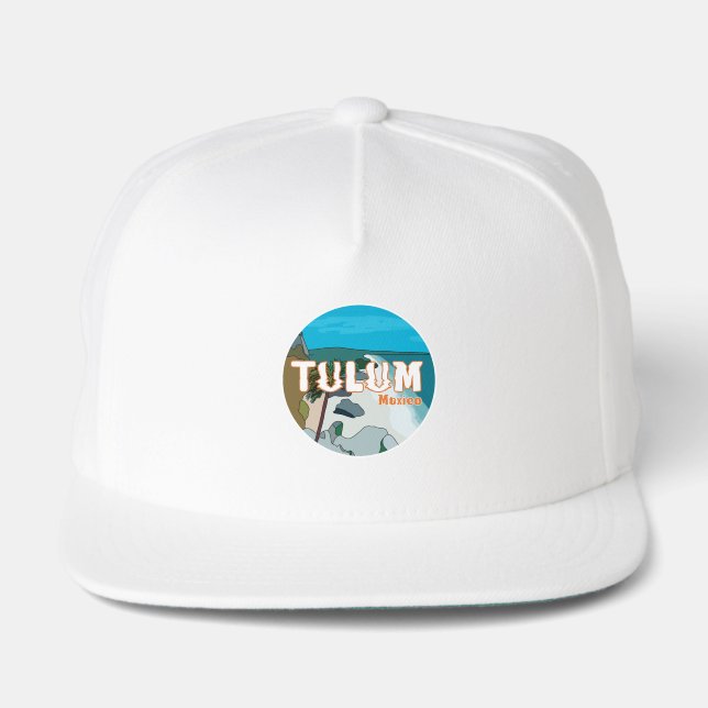 Tulum Mexico Great Gift Idea Snap Back Hat (Front)