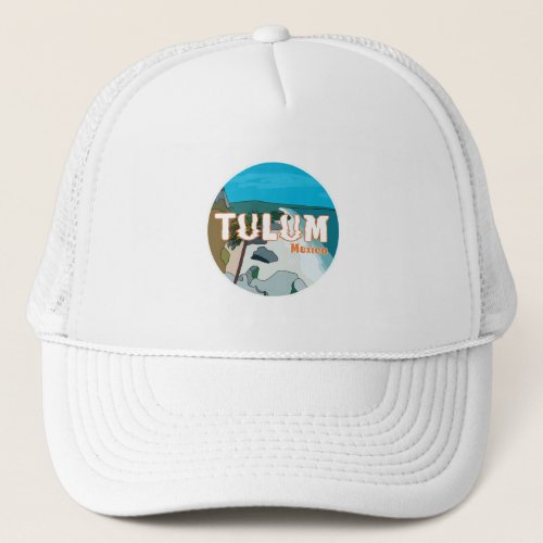 Tulum Mexico Great Gift Idea Trucker Hat