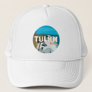 Tulum Mexico Great Gift Idea Trucker Hat