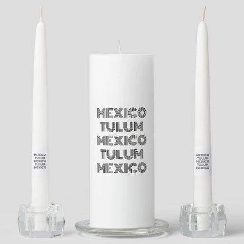 Tulum _ Mexico _ Heaven in the World _ Favorite Unity Candle Set