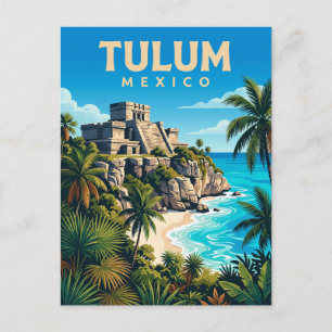 Tulum Mexico Postcard