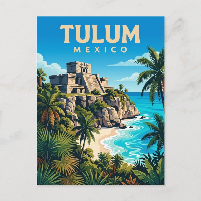 Tulum Mexico Postcard (Front)