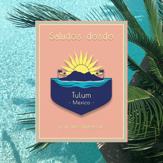 Tulum Mexico Yukatán vacation Postcard (Creator Uploaded)