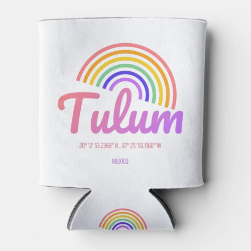 Tulum _ Rainbow Can Cooler