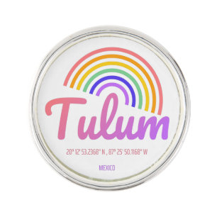 Tulum - Rainbow Lapel Pin