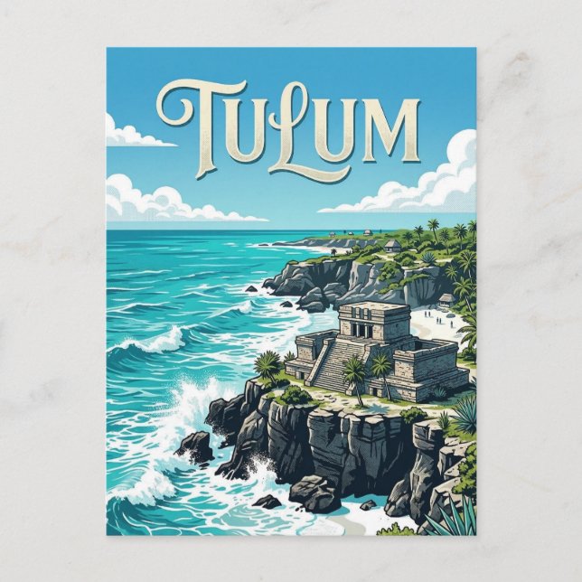 Tulum Ruins Postcard (Front)