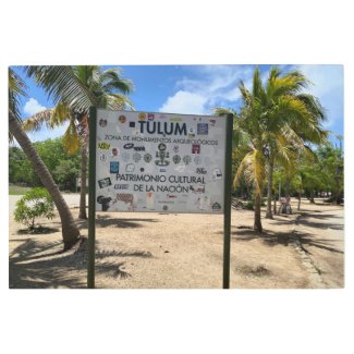 Tulum: Zona de Monumentos Arqueologicos Metal Print