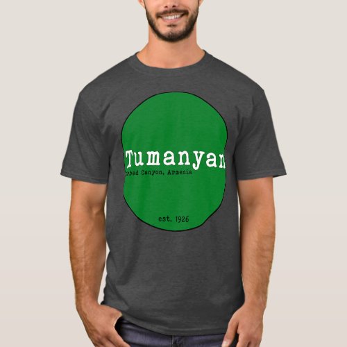 Tumanyan Town Tshirt with small circle on chest