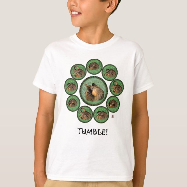 Tumble! (cat ring) T-Shirt (Front)