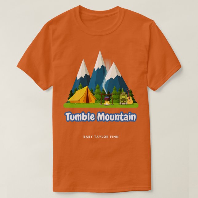 Tumble Mountain T-Shirt (Design Front)