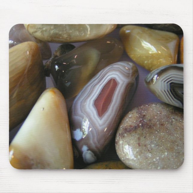 tumbled stones mouse pad (Front)