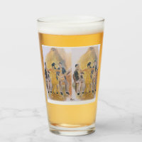 Tumbler Glass Cup :  Roaring Twenties