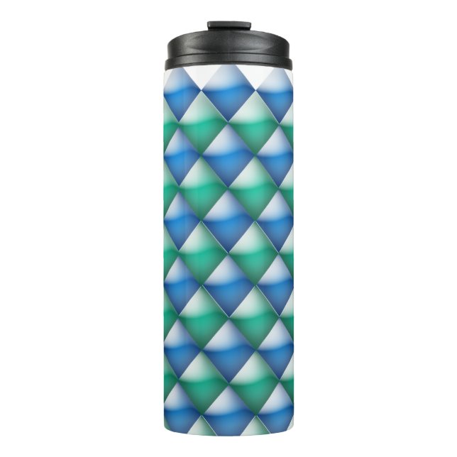 Tumbler - Quilted Look Diamonds (Front)