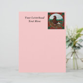 Tumbler Red Beard Pigeon (Standing Front)