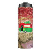 Camping tumbler sublimation design