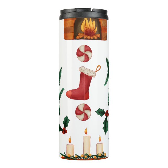 Tumbler Sublimation Designs heater home decor chri (Back)