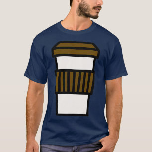 Tumbler Take Out Takeaway Takeout Mug Cup Coffee C T-Shirt