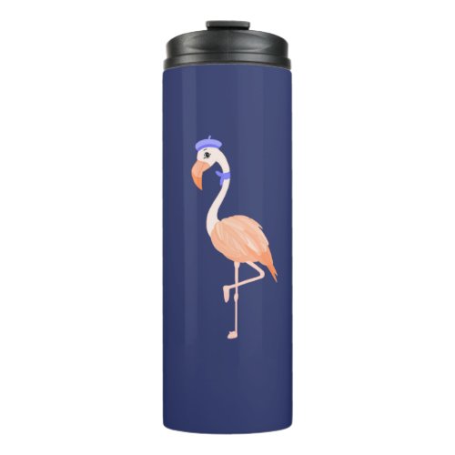 Tumbler with a cute and stylish flamingo design
