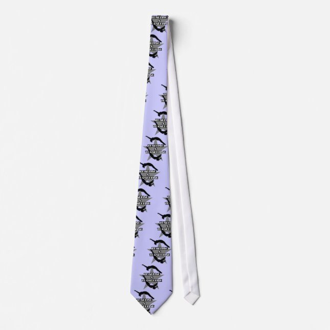 Tumbling and trampoline neck tie (Front)