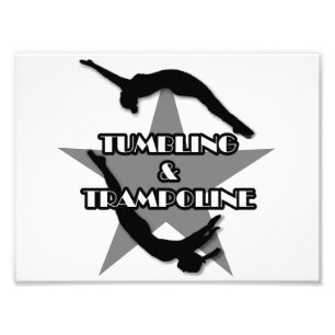 Tumbling and Trampoline Photo Print