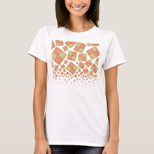 Tumbling Battenberg Cake T-Shirt (Front)