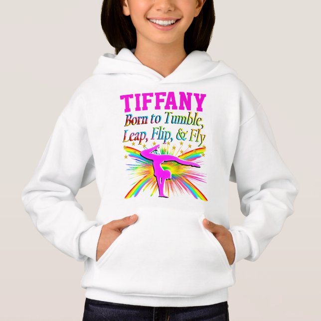 TUMBLING GYMNAST PERSONALIZED SWEATSHIRT (Front)