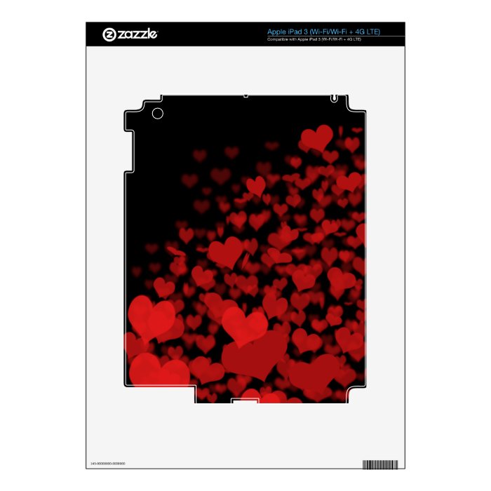 Tumbling Heats iPad 3 Skin