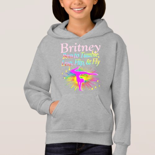 TUMBLING QUEEN PERSONALIZED GYMNASTICS SWEATSHIRT