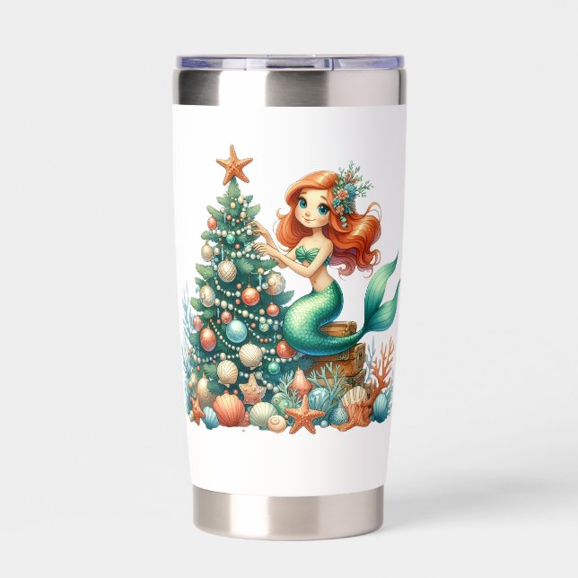 Tumblr-Christmas Mermaid Tumbler (Front)