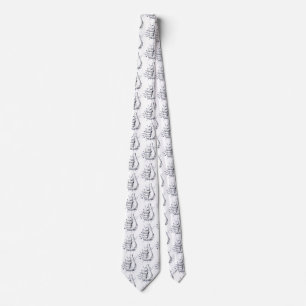 Tumbs up pen drawing neck tie