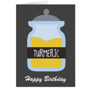 Tumeric yellow spice cards
