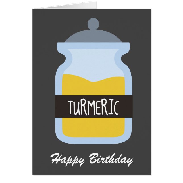 Tumeric yellow spice cards (Front)