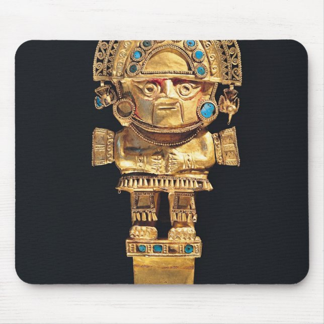 Tumi or ceremonial knife in the shape of mouse pad (Front)