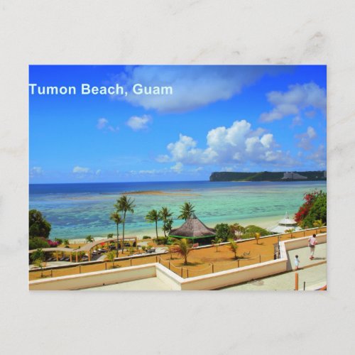 Tumon Bay Guam Postcard