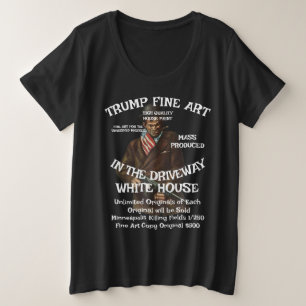 Tump Minneapolis Murder Killing Fields Trump CBP Plus Size T-Shirt