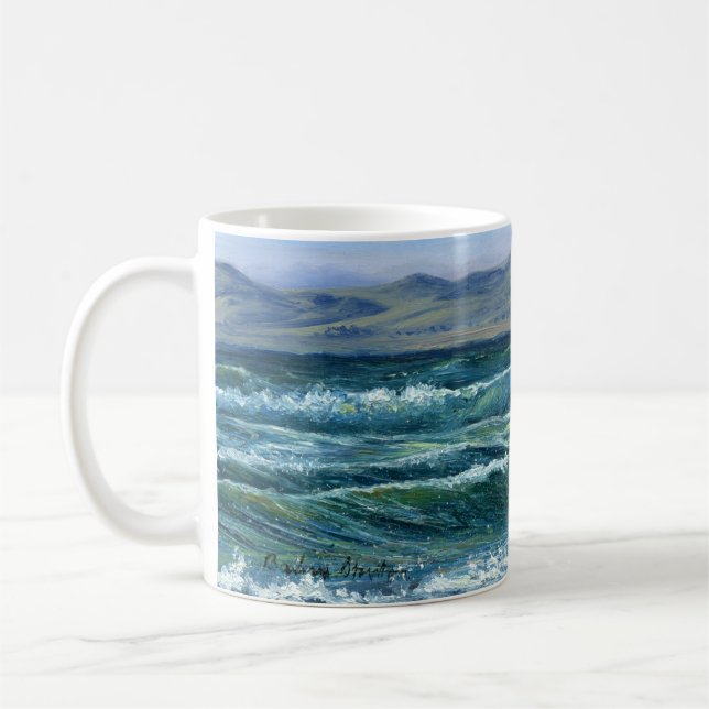 “Tumultuous Waves” Coffee Mug (Left)