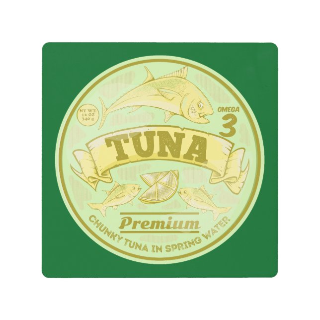 Tuna can pop art tinned fish (Front)