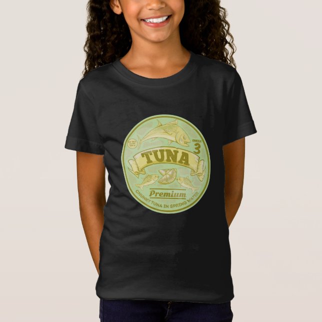 Tuna can pop art tinned fish T-Shirt (Front)