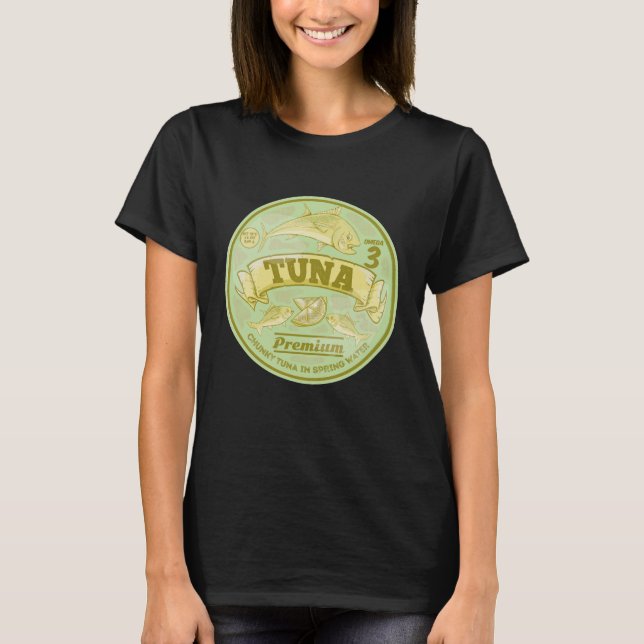 Tuna can pop art tinned fish T-Shirt (Front)