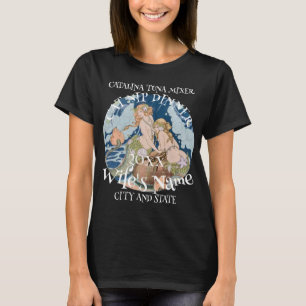 Tuna Cat Mixer Best Pet Wine Catalina Memento 2049 T-Shirt
