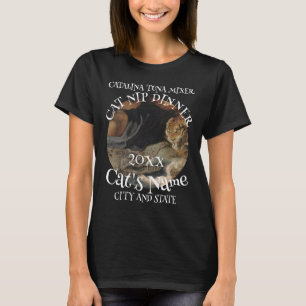 Tuna Cat Mixer Best Pet Wine Catalina Memento 2050 T-Shirt