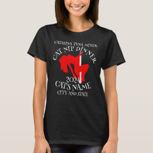 Tuna Cat Mixer Best Pet Wine Catalina Memento 2051 T-Shirt