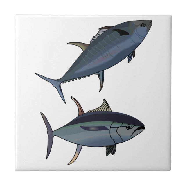 Tuna Fish Ceramic Tile (Front)
