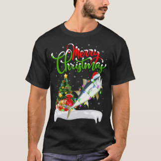 Tuna Fish Lover Xmas Decorations Santa Tuna Christ T-Shirt