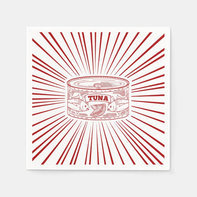 Tuna Fish Napkins (Front)