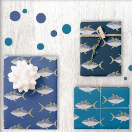 Tuna Fish Wrapping Paper Sheets